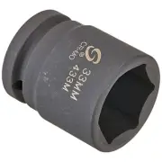 Sunex 433M 3/4" Drive 33mm Truck Impact Socket, 6-Point, Chrome Molybdenum Steel
