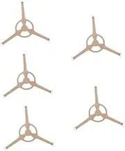 BIUDECO 5pcs Microwave Oven Tripod Turntable Ring Holder and Portable Accessory