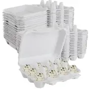 50 Pack Quail Egg Cartons 3x4 Style Paper Pulp Egg Carton A Dozen Quail Eggs ...