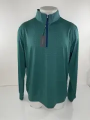 TURTLESON - NEW w TAG - Geometric Quarter Zip L Performance Pullover - EXCELLENT