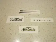Sunbeam Mixmaster decal & replacement parts for older A12 & A24 model machines.