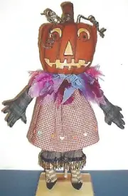 Cloth Folk Art Doll Paper Pattern "Gem" by Susan Barmore