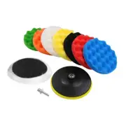 Auto 10Pcs Sponge Polishing Buffing Waxing Pad Kit For Auto Polisher Buffer With