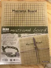 Beige Macrame Board 14x10 Inches Self Healing with Cord Management System