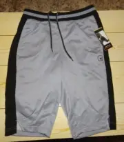 New AND1 Men's Fashion 13" Inseam Basketball Shorts Sleet Heather Grey Medium