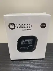 GolfBuddy GB Voice 2S+ Talking GPS Golf Rangefinder Navigation Black New