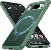 [NO.1 Magnetic] for Google Pixel 8 Pro Case with MagSafe [Translucent Matte] [Anti-Fingerprint] [Military Protection Shockproof] Hard Case with Soft Silicone Mobile Phone Case for Pixel 8 Pro Case