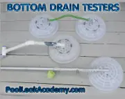 SWIMMING POOL BOTTOM DRAIN LEAK DYE TESTER -PRO EDITION