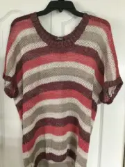 NWT Tommy Bahama women’s "Crespi Stripe" PullOver Sz. L A-20