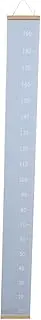 UPKOCH Elegant Boys and Girls Height Chart Wall Decor Boys and Girls Growth Chart Pendant Blue Home Decor