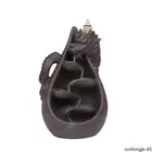 1pc, Relief Dragon Incense Burner, Waterfall Backflow Incense Holder No Incense