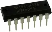 74HC00 Quad NAND Gate 2-Input DIP 14 IC ? Pack of 5