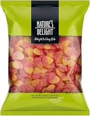 Natures Delight Sour Peach Hearts 650 g