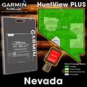 Garmin HuntView PLUS NEVADA Map - MicroSD Birdseye Satellite Imagery 24K Hunt