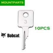 10PCS Bobcat Key Skid Steer Plant Excavator Digger Key