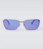 [Balenciaga] Balenciaga Mercury rectangular sunglasses One size blue