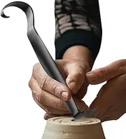 Versatile Pottery Trimming Tools - Clay Trimming Tool | Stainless Steel Double Ended Tools, Mud Tool, Pottery Scraper, Art Craft Supply for Artists Women Men