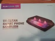 Uv Smart Phone Sanitizer! Purclean, Rechargeable! Color is Black!