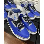 AIR JORDAN 3 RETRO BLUE CEMENT CT8532-400 藍水泥 籃球 男 慢跑鞋