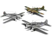 Level 3 Model Kit Avro Anson Mk.I Aircraft with 3 Scheme Options 1/48 Plastic Mo