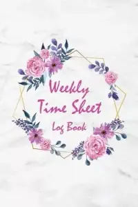 在飛比找博客來優惠-Weekly Time Sheet Log Book: Da
