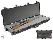 Pelican 50 Inch Internal 1750 Long Protector Rifle Gun Case - Black #p1750b