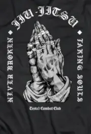 Tested Combat Club Taped Hands Polyester/Spandex Rashguard - Black - Size Large