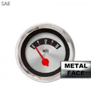 Volt Ga. - SAE American Retro Rodder IIII, Rd Modern Needles, Chrome Trim Rings