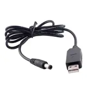 USB to DC5.5x2.1mm Booster Line Router Booster Line 5V to 5V/9V/12V Cable Cord