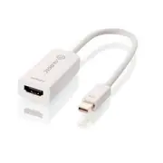 Alogic MDP-HDMI-AIC Premium 15cm Mini DisplayPort to HDMI Adapter M to F White