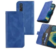 Oppo Find X2 Pro Case Wallet Cover Blue