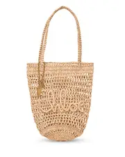 Chloe Summer Banana Raffia Small Tote