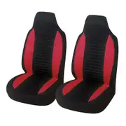 Front High Back Bucket Seat Covers Universal 2pcs Auto Seat Protector For Peugeot 107 For Citron C1 For Toyota Aygo For Mazda 2pcs red