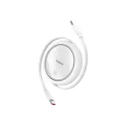 Baseus Free2Draw Mini Retractable Charging Cable USB-C to USB-C 100W 1m (White)