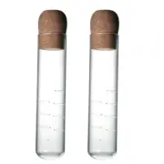 2 Pcs Glass Tea Mesh Strainer Containers with Lids Teapot Food Pots
