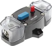 CGEAMDY Circuit Breaker Car Fuse Holder Automatic Switch, Car Audio Circuit Breaker, Waterproof Automatic Fuse Switch Reset (300A)
