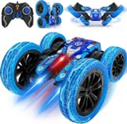 Remote Control Car, Double Sided RC Car, 4WD Off-Road Stunt Car with 360° Fli...