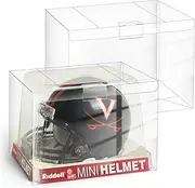 10 Pack Mini Football Helmet Display Case, Mini Helmet Protector Case, Mini Helmet Case for Display
