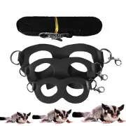 3 Pack Sugar Glider Harness Traction Rope - Adjustable Traction Rope Strap Kit