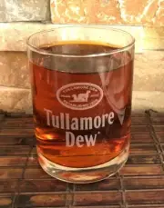 TULLAMORE Collectible Whiskey Glass 8 Oz