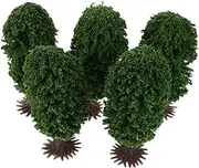 [Didiseaon] 5pcs Miniature Model Trees Realistic Fake Plants for DIY Architecture Scenery Train Railroad Landscape Accessories Durable Model Trees for Creative Craft Projects