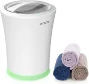Isnug Towel Warmer for Bathroom, with 3-Level Timer, Warning Alarm & RGB Light,