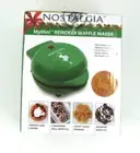 Nostalgia MyMini Waffle Maker 5" Non-Stick Cooking Surface.