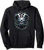 [Marvel] Spider-Man 2 PlayStation Game Symbiote Suit & Venom Pullover Hoodie