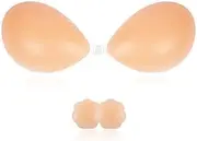 [SHINYMOD] Strapless Bra, Backless Self Adhesive Invisible Silicone Push up Bra