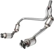 liwei store For 2007 2008 2009 Compatible With Wrangler 3.8L V6 Engine Y Pipe Catalytic Converter