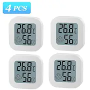 Tuya Zigbee Temperature Humidity Sensor Smart Home Indoor Hygrometer Thermometer 4 PCS New