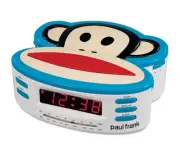 Paul Frank pf250 am/fm desktop radio clock with back up battery
