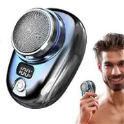 Mini Travel Electric Razor Portable Electric Shaver for men Digital Display Face Beard Trimmer USB Rechargeable Shaving Machine