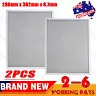 2x RANGEHOOD FILTER 288X362MM ALUMINIUM For CHEF ROBINHOOD CHATEAU GRANGE 103793